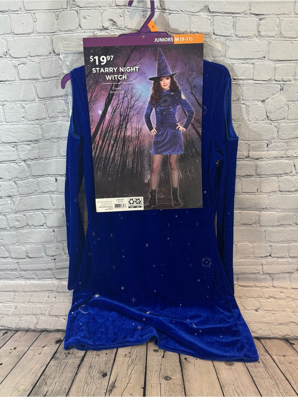 Starry Night Witch Junior Girls Halloween Costume